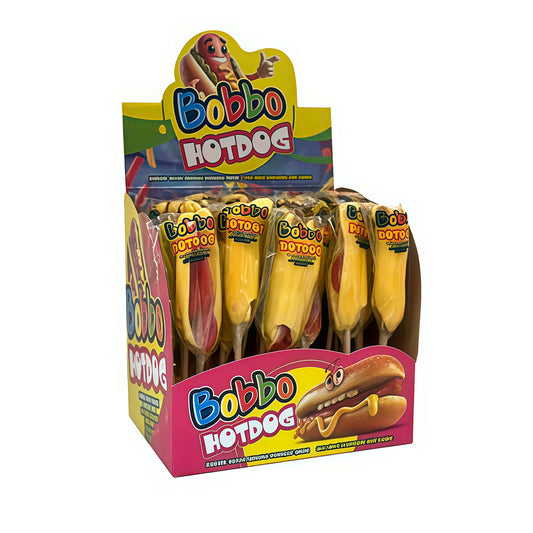 Bobbo Hot Dog 25g – 288 Piezas