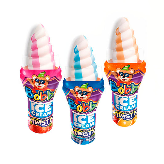 Bobbo Ice Cream Twisty 9g – 144 Piezas