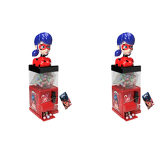 Expositor de dulces milagrosos de 15 g, 72 unidades/caja (12 x 6)