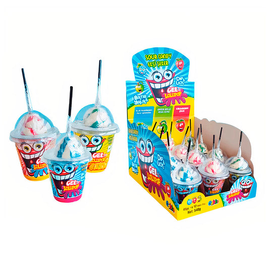 Bobbo Gel Lollipop 45g – 144 Piezas