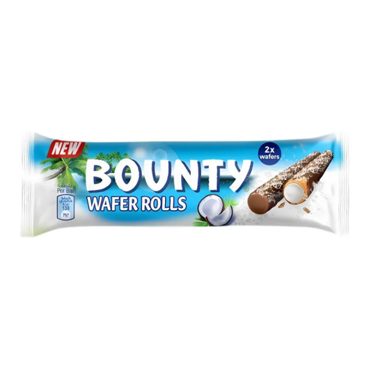 Rollos de obleas Bounty de 22,5 g, 288 unidades/caja (24 x 12)