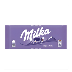 Chocolate con leche alpino Milka 80 g 27 uds/caja