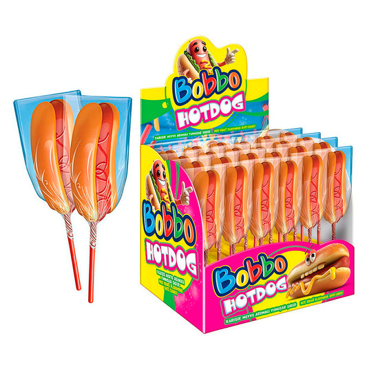 Bobbo Hot Dog 25g – 288 Piezas