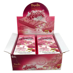 Beyoglu Angel Hair Raspberry White Chocolate 170g – 36 Piezas