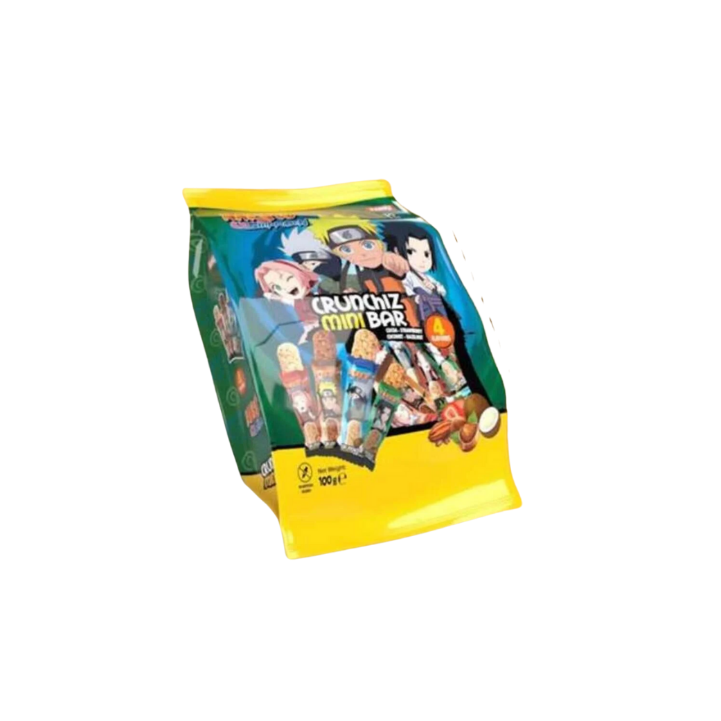 Naruto Crunchiz Mini Bar Mix 100g 12 uds/Caja (Bolsa)
