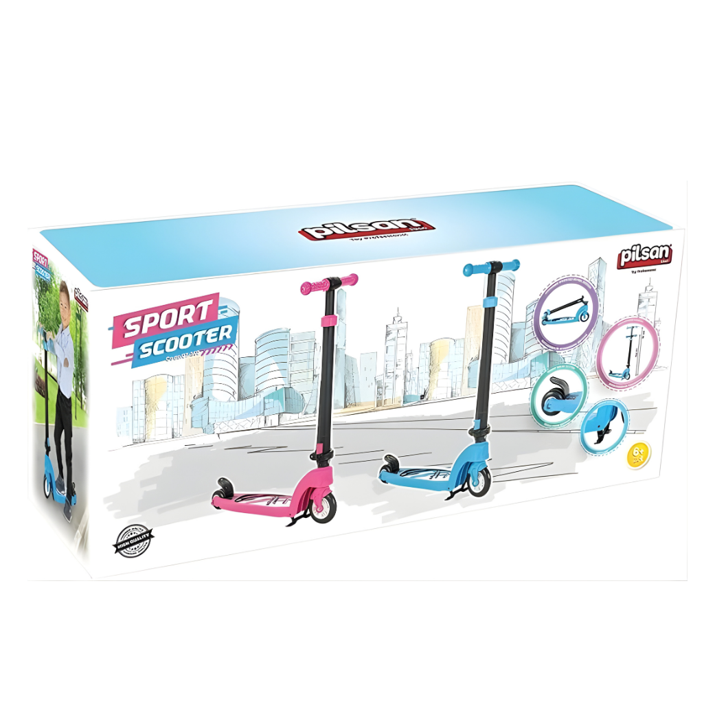 Patinete deportivo Pilsan 4 piezas/estuche