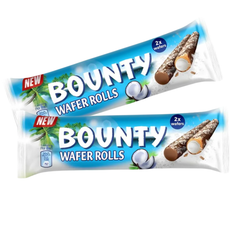 Rollos de obleas Bounty de 22,5 g, 288 unidades/caja (24 x 12)