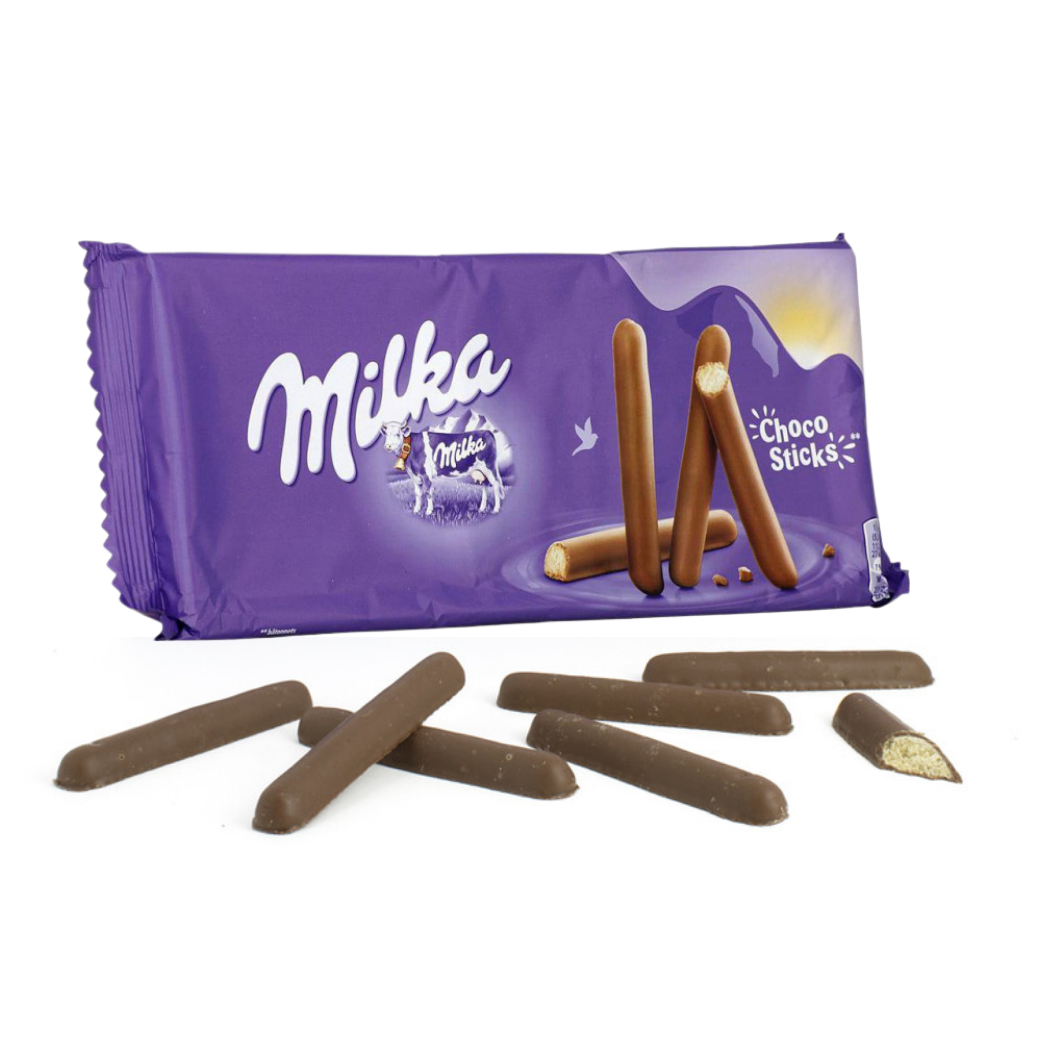 Galletas Milka Choco Sticks 112 g 20 uds/Caja