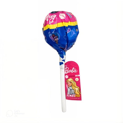 Barbie Jumbo Pop Lollipop 16g Metal Stand 96 PCs