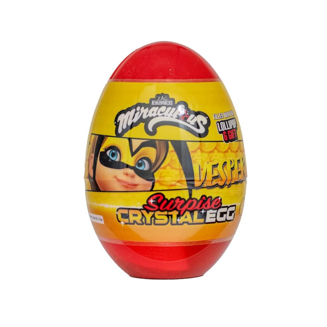 Huevo de cristal sorpresa milagrosa de 16 g, expositor de suelo, 144 unidades