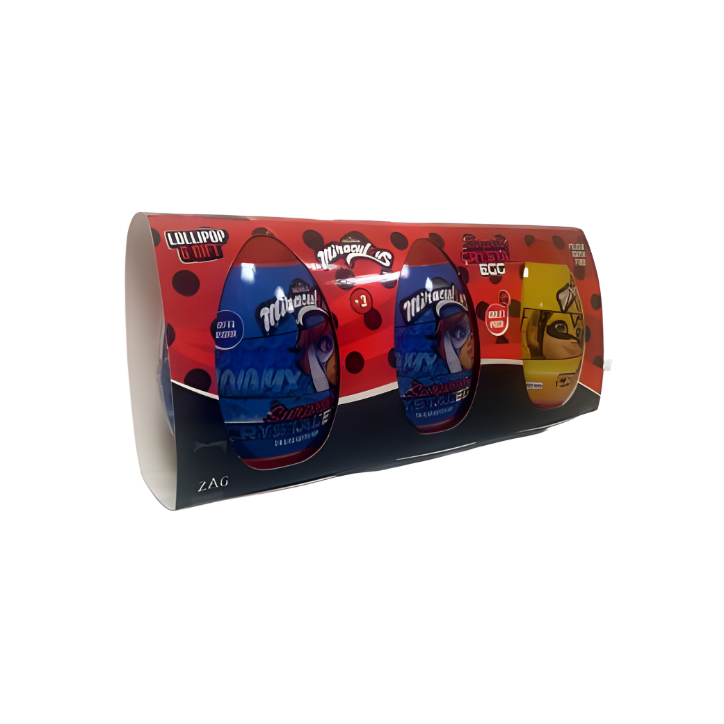 Huevos de cristal sorpresa milagrosa (paquete de 3) 16 g 32 piezas/caja