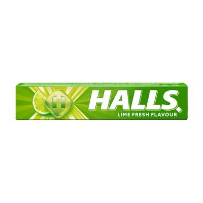 Halls Lime Fresh 33.5g (20 bags) 12 pack