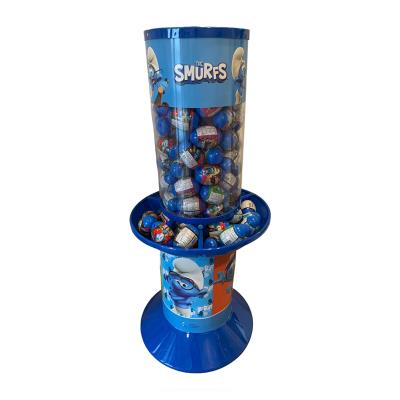 Smurfs Surprise Crystal Egg 16g Gravity Feeder Floor Stand 260 piezas